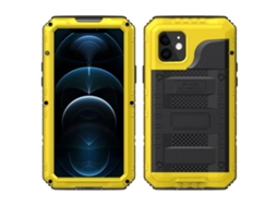 Capa Amarelo Dágua Para Iphone 12 Anti-choque Prateado