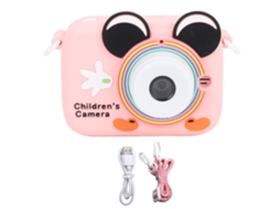 Business câmera Infantil com Tela 2 Polegadas e Lentes HD Rosa