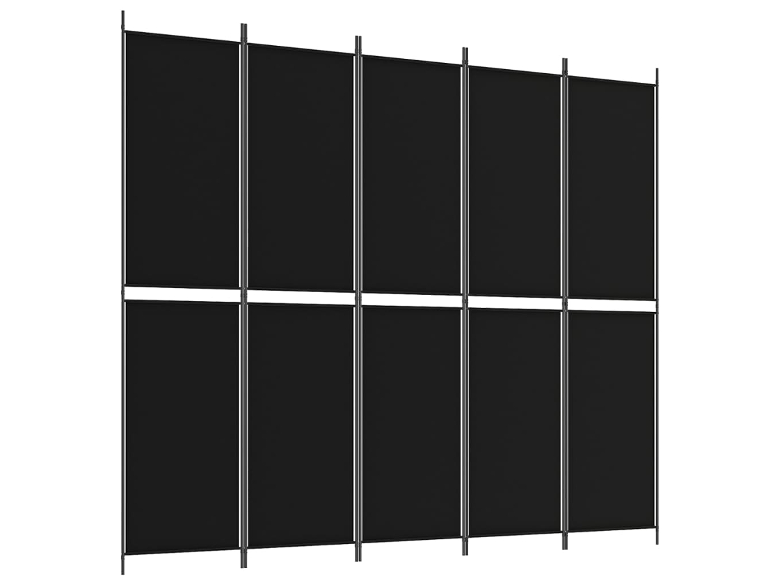 Room Divider, Room Dividers Vidaxl Preto Tecido (250 X 220 Cm)