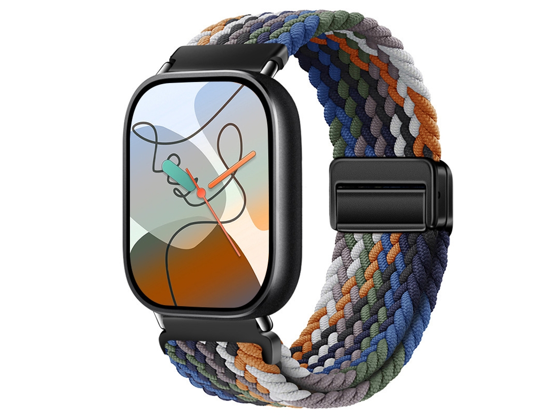 Pulseira De Nylon Trançado Com Fecho Magnético, Compatível Com Xiaomi Band 8pro 9pro 10pro, Huawei Fit 5e Redmi Watch