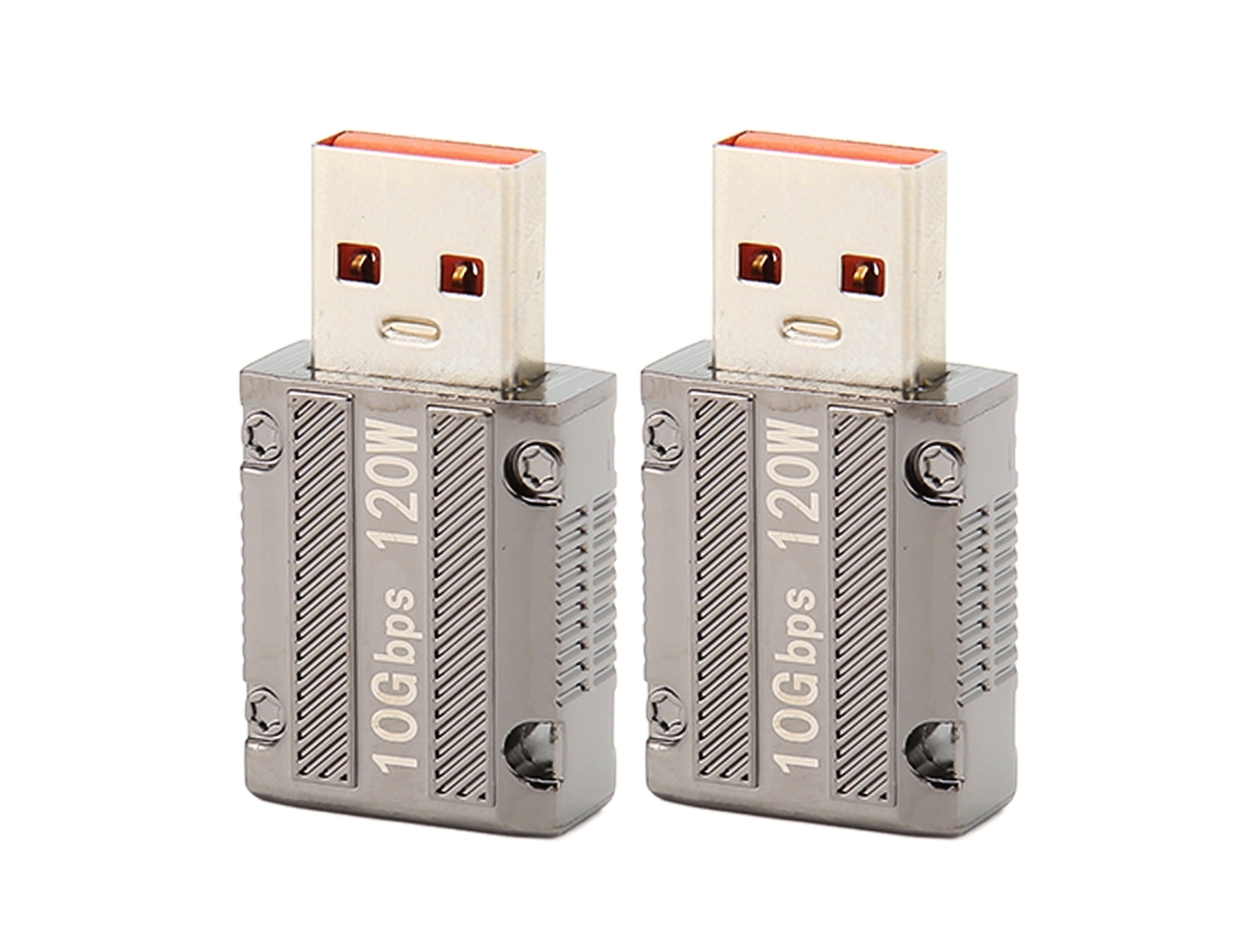 Adaptador Usb3.0 Macho Para Fêmea Type C 10gbps Carregamento Rápido 120w 6a Para Laptop Pc Power Bank
