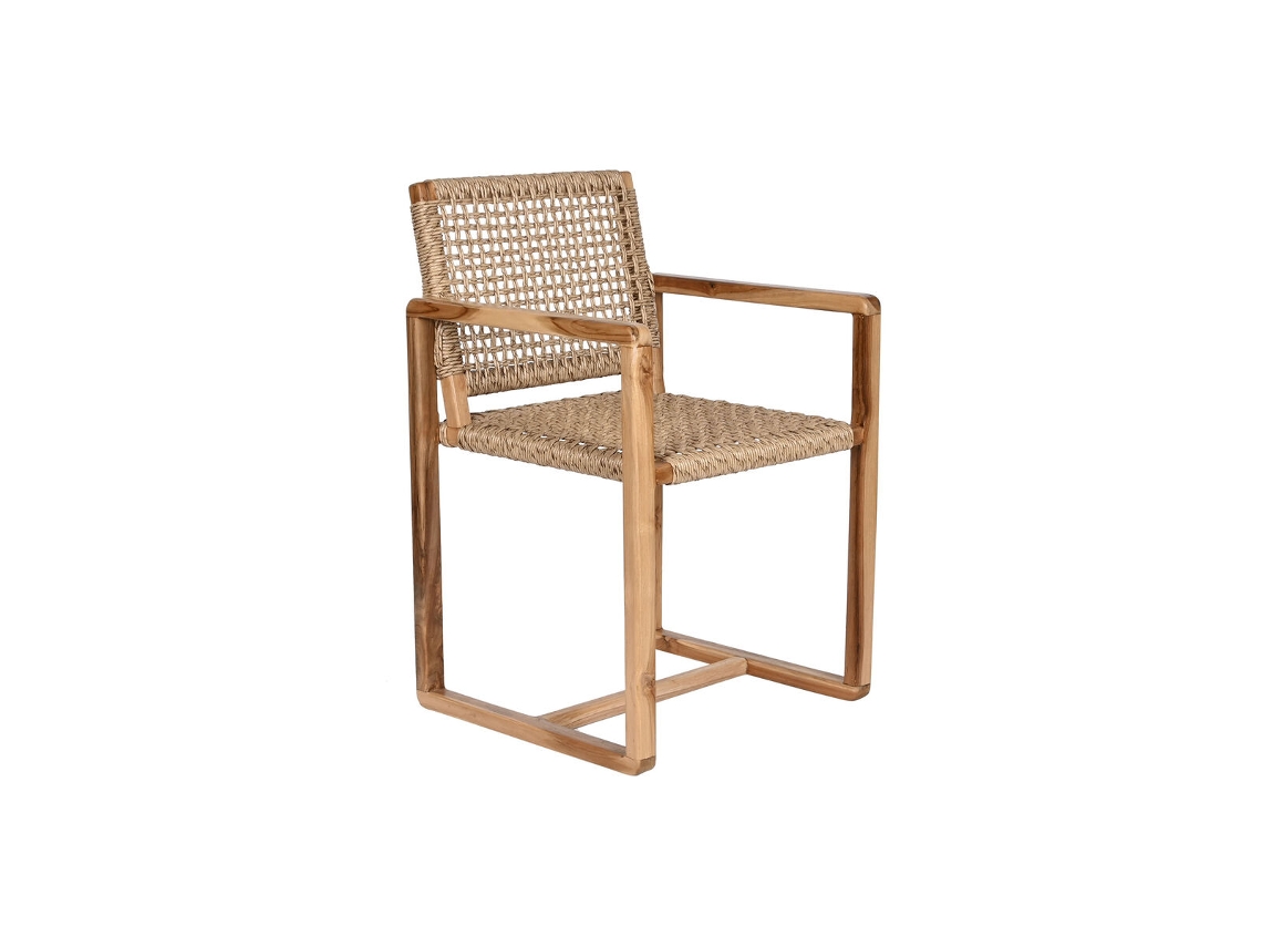 Cadeira De Jantar Dkd Home Decor Natural 54 X 53 X 83 Cm
