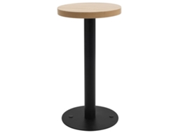 Vidaxl Mesa Bistrô 40 Cm Mdf Castanho-claro