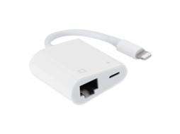 Adaptador 2 Em 1 (placa De Rede 100m Para Iphone 11 Pro)