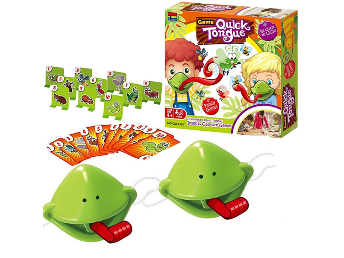 Jogo De Capturar Insetos Para Mesa Com Língua Interativa Brinquedo Educativo Para Crianças E Família