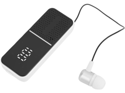 Cocoarm Casque Lavalier Bluetooth Sem Filtro Abs Bluetooth Com Vibração De Chamada E Exibição Numérica 50