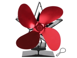 Ventilador 4 Lâminas para Estufa de Madeira a Calor