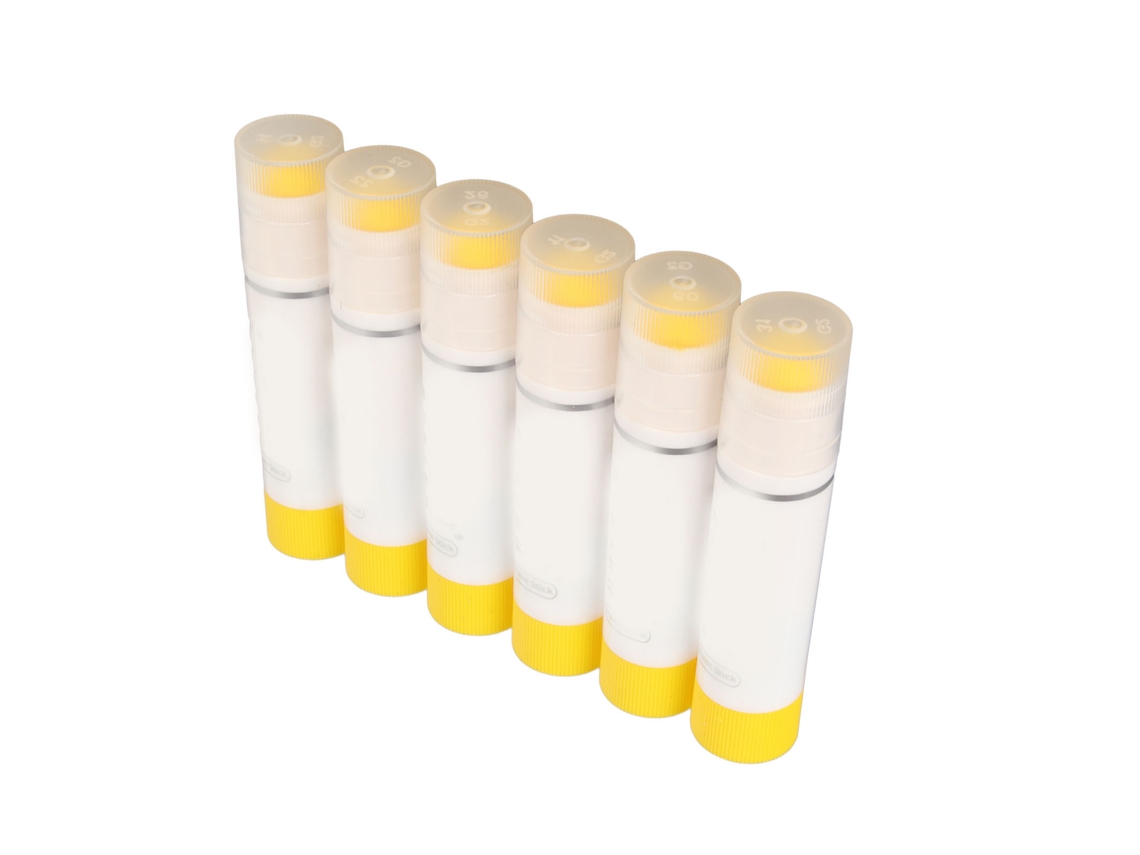 6pcs Pincéis De Pintura De Secagem Rápida Laváveis Com Cores Vibrantes Puras Fáceis De Usar Para Colorir, Pintar E Doodle Amarelo