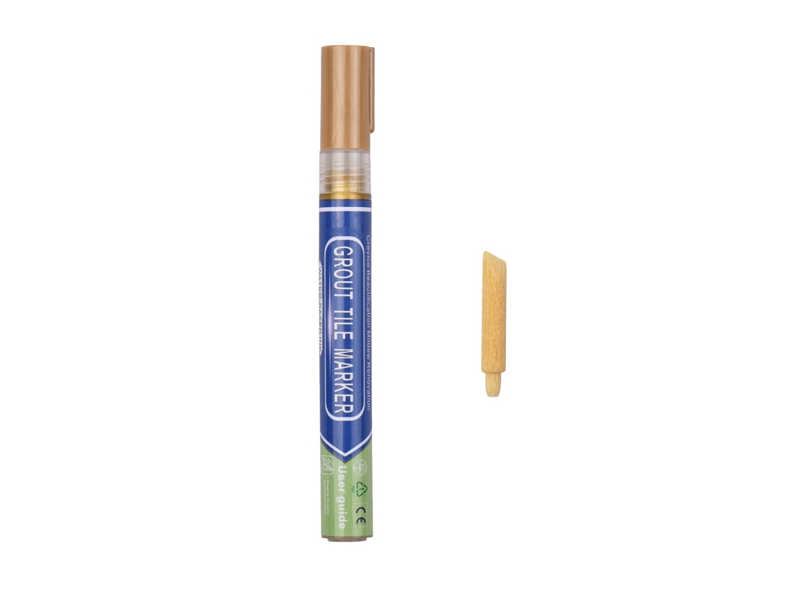Caneta de Argamassa Bigthumb Caneta de Tinta para Argamassa À Base de Água Renovar Marcador de Reparo Revestimento de Linha de Lacuna de Azu Ouro