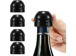 Conjunto de 3 Rolhas de Champanhe BRILVIBERA, à prova de vazamentos