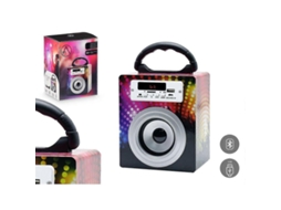 Caixas De Som Bluetooth Pretas E Multicoloridas Nostalgia88