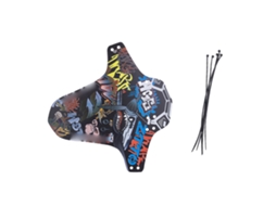 Aba Mudguard Para Bicicleta Mtb Aro 26-29 Frontal E Traseiro Leve 37g Inclui 6 Cabos De Fixação