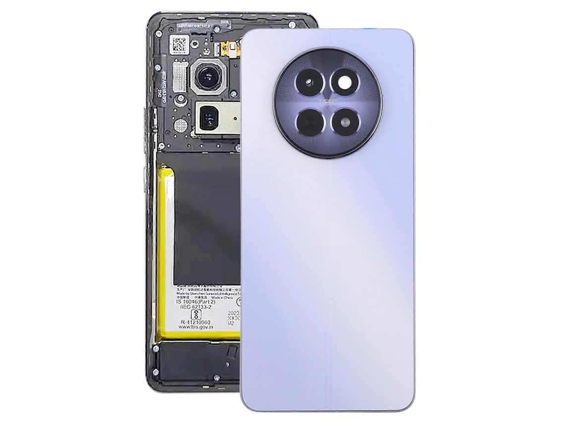 Tampa Traseira Da Bateria Com Moldura Central Compatível Com Realme 12 5g