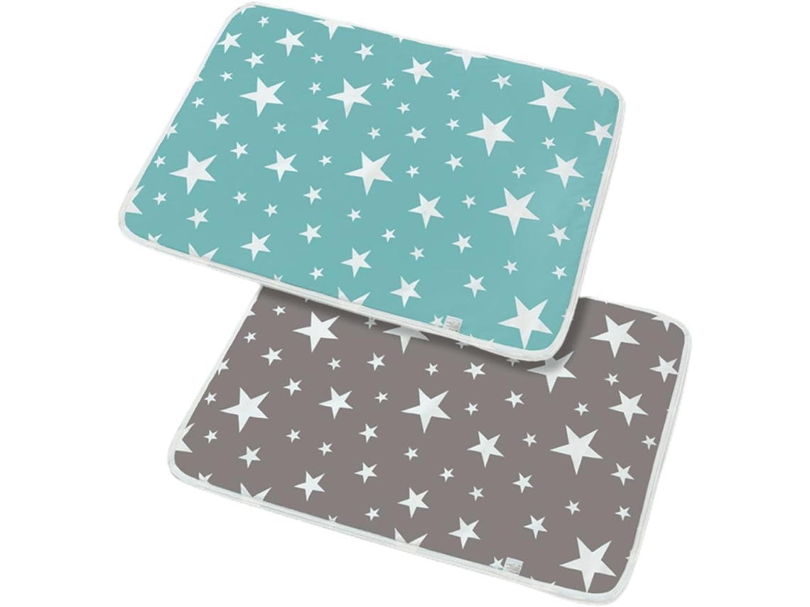 Conjunto de 2 Absorventes Higiênicos Impermeáveis para Meninos e Meninas, com Estampa de Desenho Animado. CHABERLU