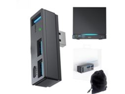 Hub Usb 3.0 Compatível Com Steam Machine, Ps5 E Pc. Expansor 4 Em 1