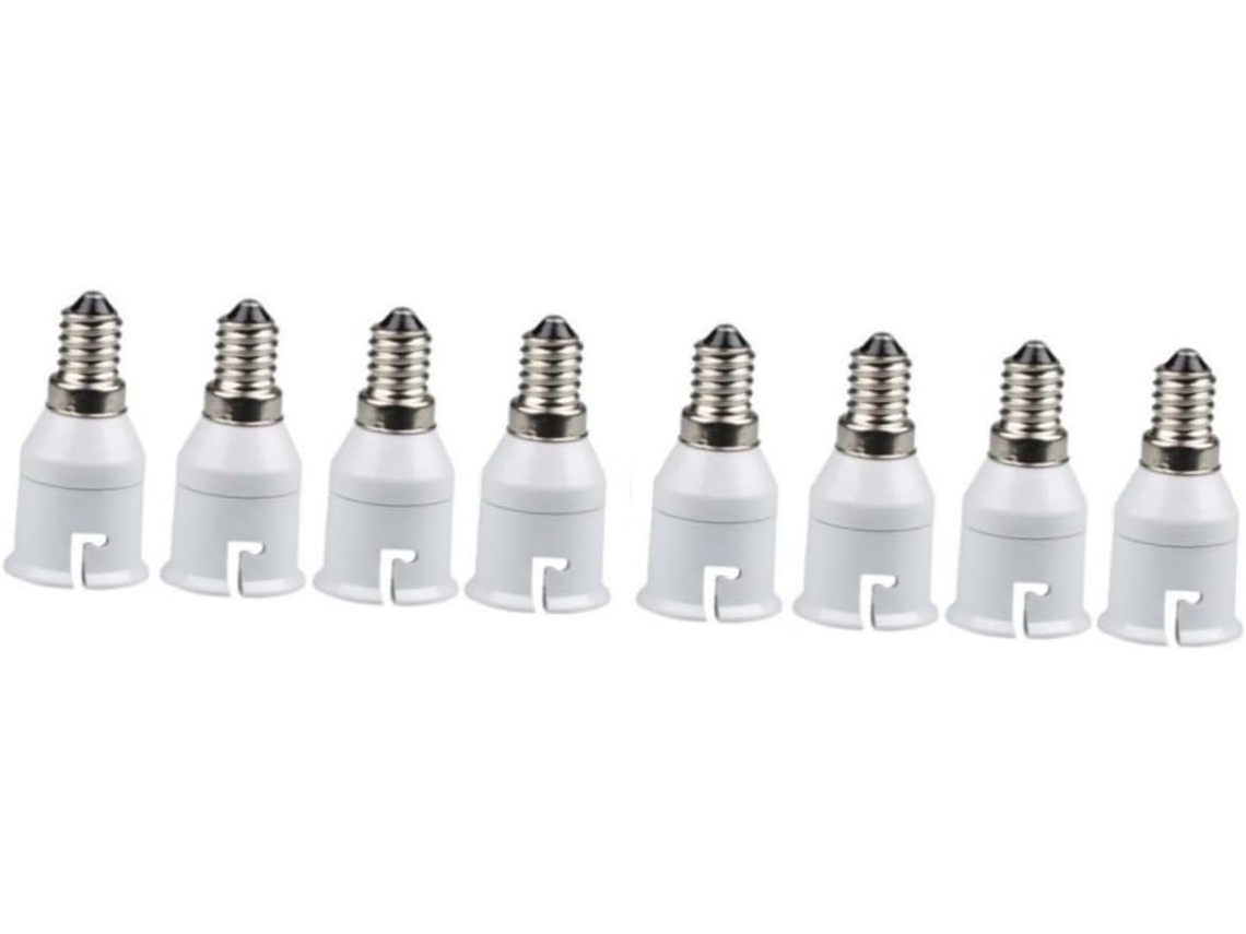 Conjuntos De Adaptadores De Soquete E14 Para B22 Para Lâmpadas Led, Suportes Universais De Rosca P Gokoco