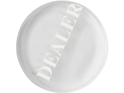 Botão De Dealer De Poker Profissional, Compacto, Transparente E Resistente