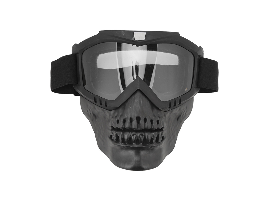 Óculos de proteção Skeleton 836 transparentes para esportes ao ar livre, motociclismo e ciclismo.
