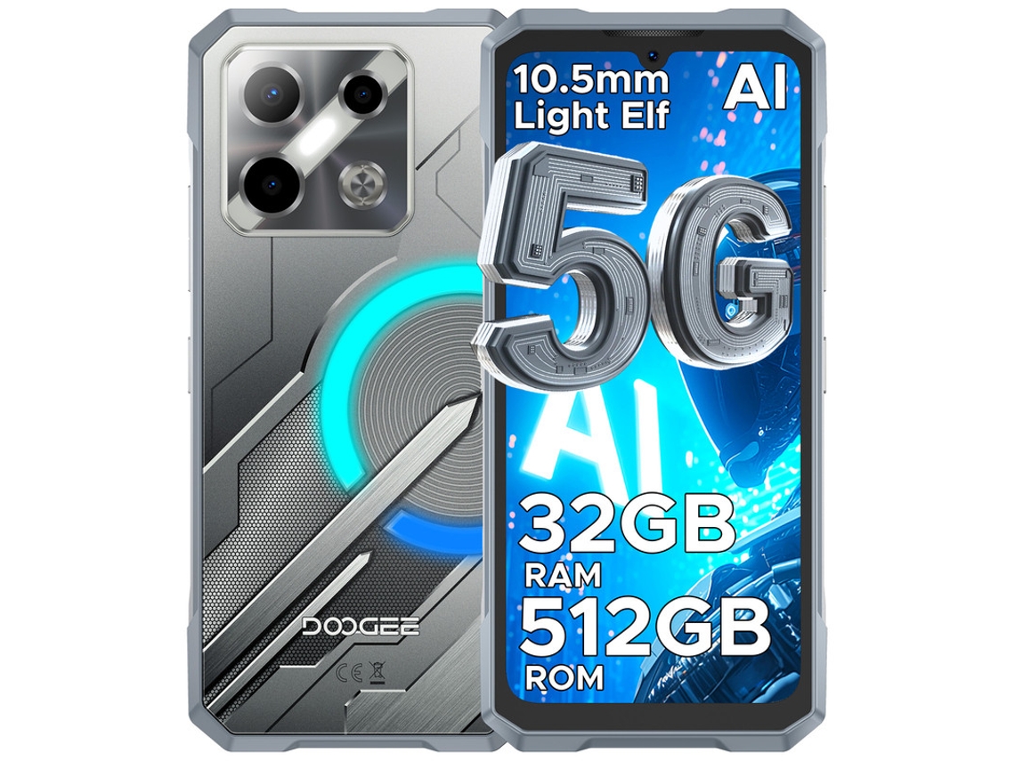Smartphone Robusto Doogee Bladegtpro 32gb512gb/2tb Tf,5800mah/33w 6.72 Fhd100mp/nfc/efeito De Luz Led