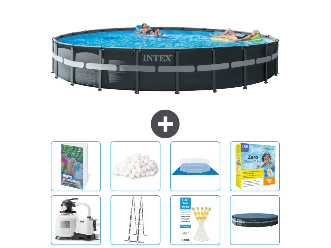 Intex Piscina Ultra Xtr Redonda - 732x132 Cm - 9-peças S597