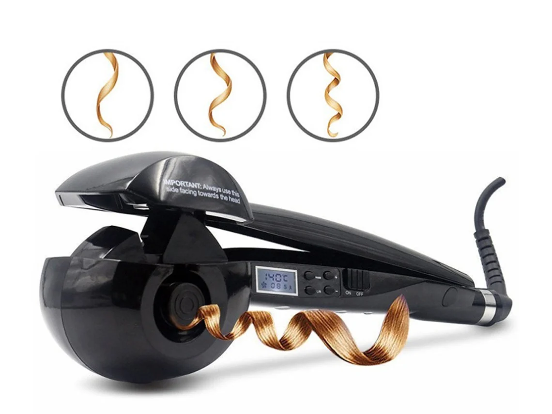 Modelador de Cabelo Zruxe 001Hcb preto