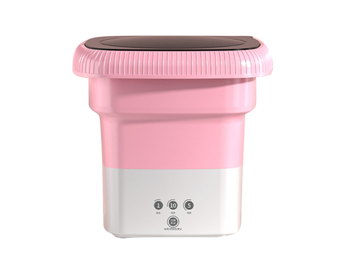 Máquina de Lavar Portátil Plegável Turbo Pequeno para Roupas de Bebê, Roupa Íntima e Meias | S/MARCA