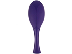 Escova de cabelo oval 2026-comb antiestática e desembaraçante, alisadora e modeladora, roxa.