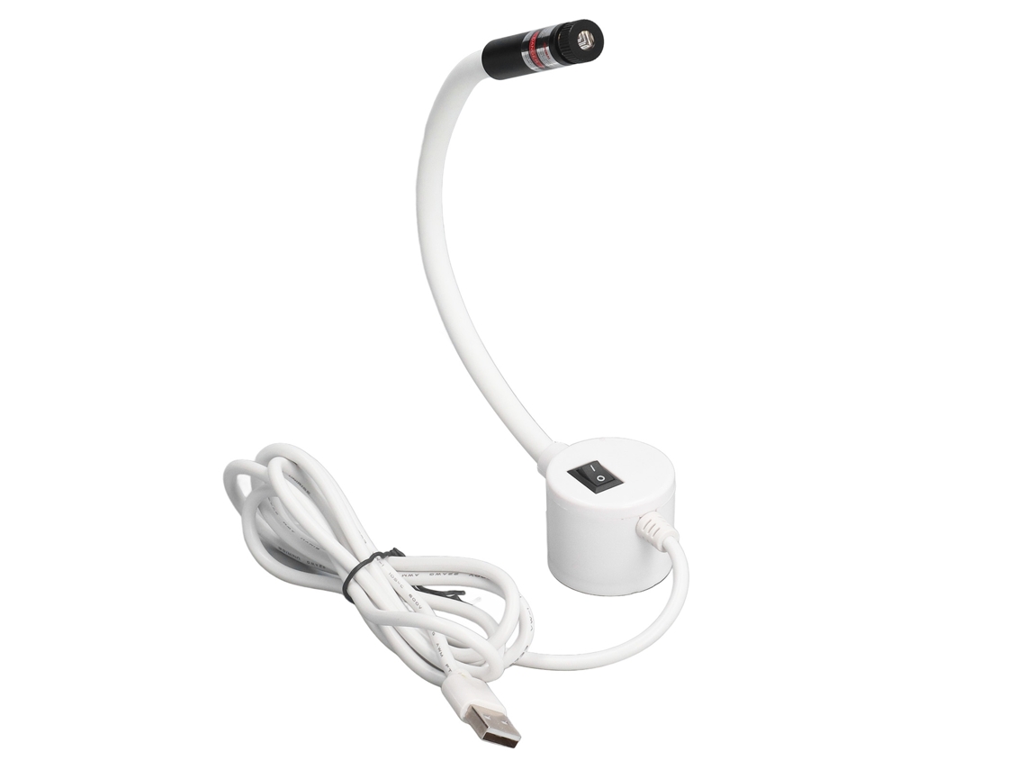 2026 luz para Máquina de Coser Adsorbível com Pescoço de Cisne Giratório 360°, Luz Verde Usb Portátil para Posicionamento e Patchwork