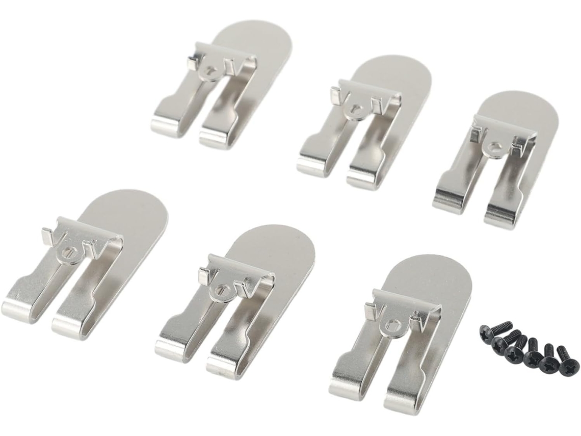 Clipe de Cinto Com Parafuso N435687, Pacote Com 6 Unidades, Para Parafusadeira Drywall Dcf620, Dcf620b E Dcf622