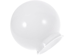 Globo de Plástico Redondo para Iluminação Pública, Cobertura para Luminária de Parede Externa, Montagem com Clipe, para Pátio. SFUSHOS
