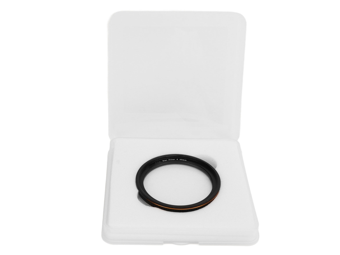 Filtro Estrella Ajustable 4 Puntos Antiarañazos Anti-glare Para Cámaras Dslr 49mm