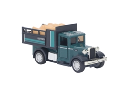 Primerox brinquedo Modelo Caminhão de Liga 1:32 com Som Luz Tração Ré Transportador Vintage