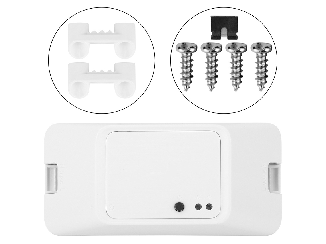 Laxiscreed Acessório Para Interruptor Sonoff Basicr3 Com Controlo Por Voz E Compatível Com Alexa