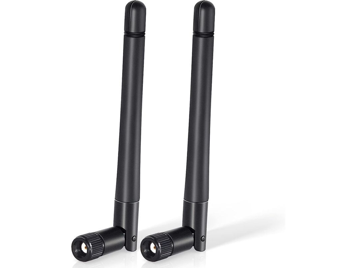Antena WiFi RP SMA 2.4GHz, 5GHz, 5.8GHz, 3dBi, MIMO, para roteador, adaptador USB, pacote de 2 S/MARCA