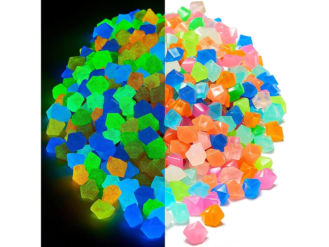 Pedra Luminescente Decorativa E Brilhante Que Emite Luz