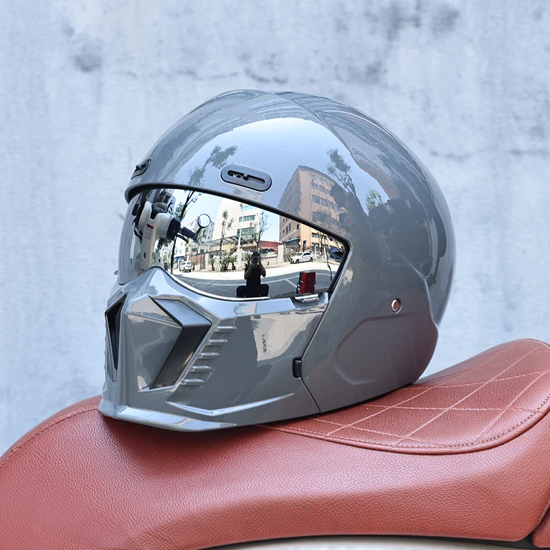 (m) Capacete Combinado 2 Em 1 Unissex, Material Abs, Certificado Dot