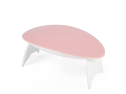 Mini lâmpada de secagem de unhas LED de 9 W para gel de unhas cor champanhe, moderna e elegante.