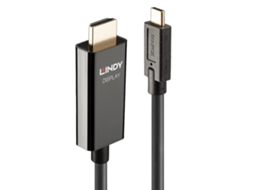 Adaptador HDMI LINDY 10M USB Type C-Hdmi  With Hdr