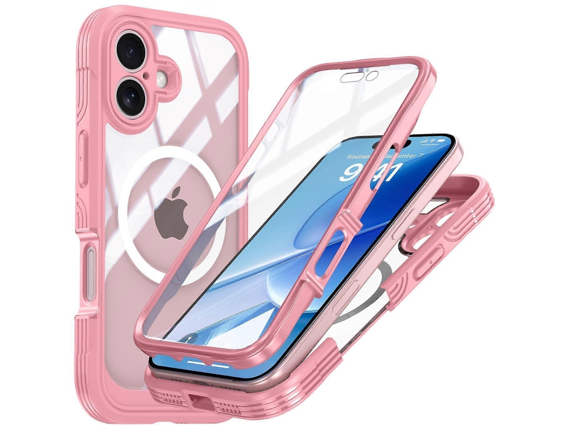 lcs Capa Magnética Para Iphone 17 Em Pc Tpu Com Protetor De Tela De Vidro Temperado