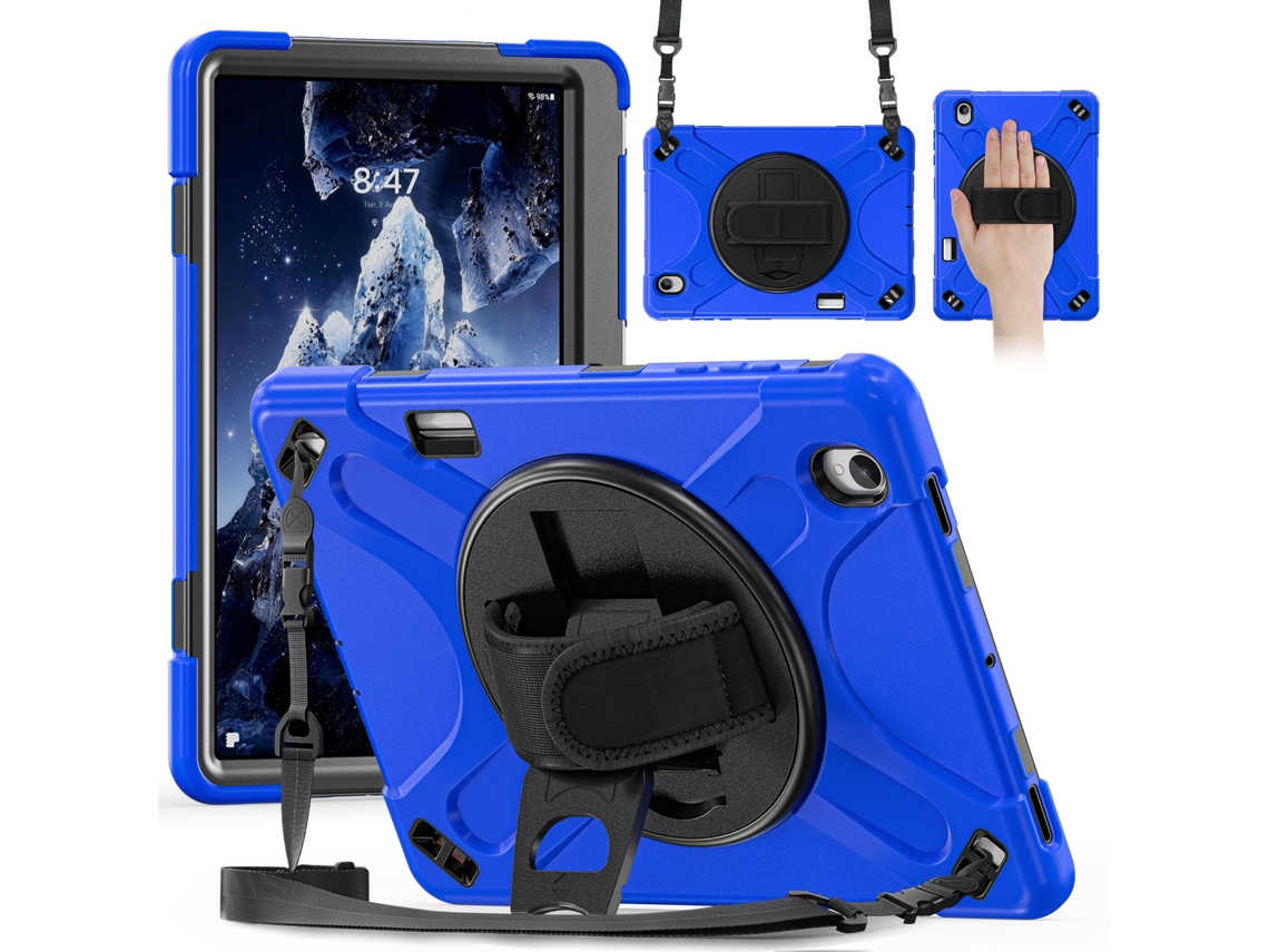 Capa De Proteção 4 Camadas À Prova De Quedas Para Samsung Galaxy Tab S12 Plus 12.6 Polegadas Digitallab (azul)