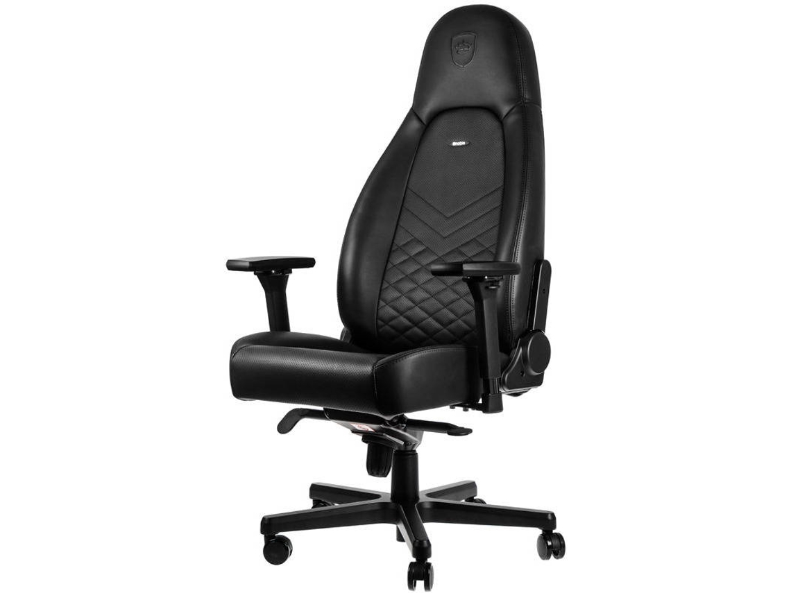 Cadeira Gaming NOBLECHAIRS Icon PU (Até 150 kg - Elevador a Gás Classe 4 - Preto)