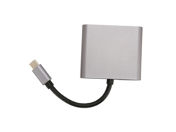 Docking Station (display Dual Hdmi, Expansão 4-em-1) Tipo-c Para Docking Station Dual Hdmi 4-em-1 Extensor De Display De Laptop Usb C