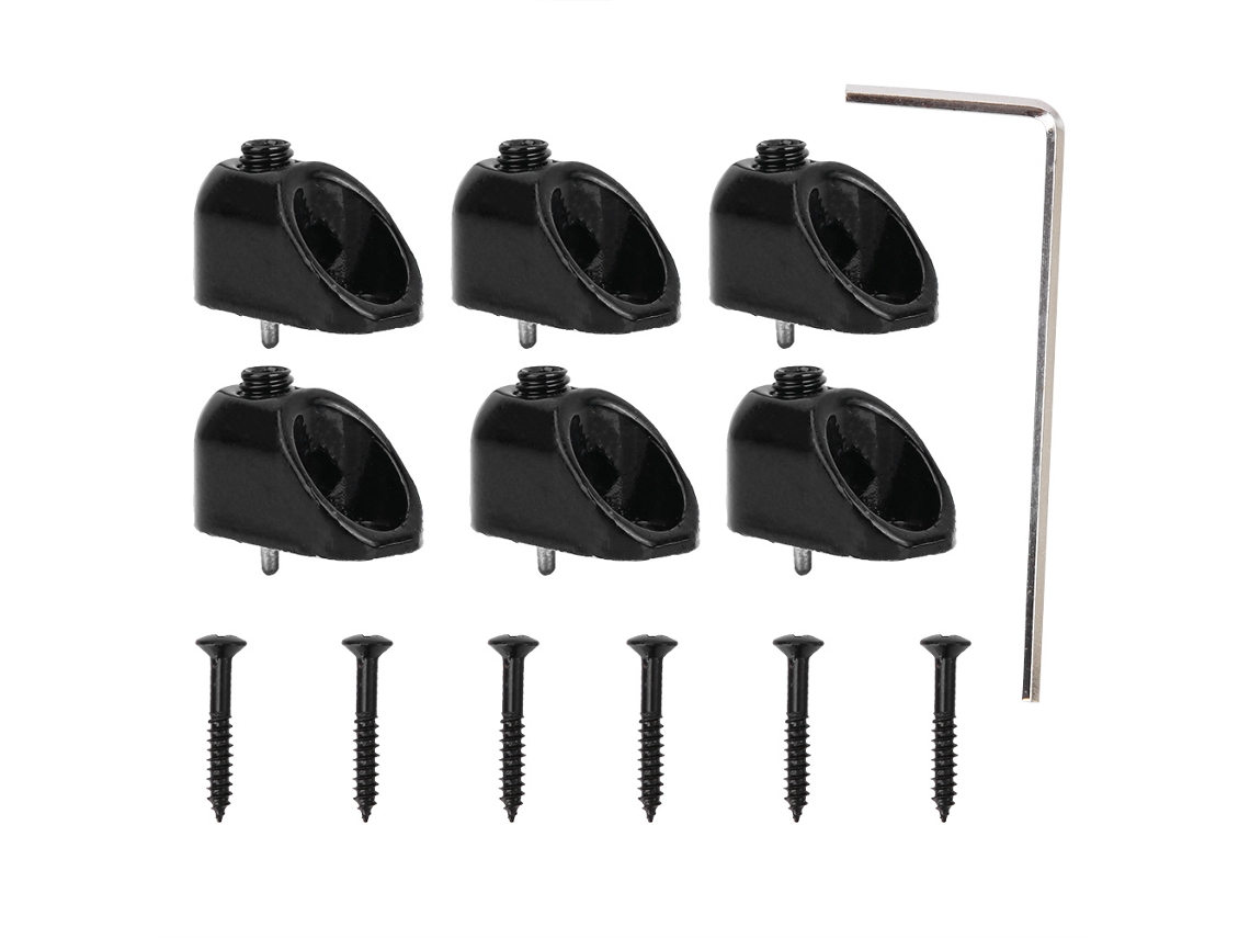 Kit De Trava Cordas Para Guitarra Alta Qualidade, 6 Cordas, Sem Headstock