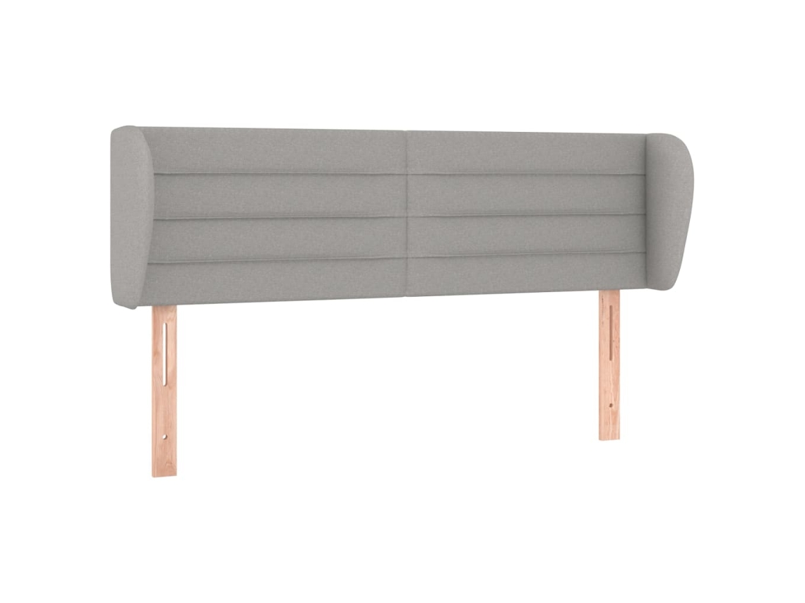Headboard, Headboards Vidaxl Cinzeto Tecido (147 X 23 X 78/88 Cm)