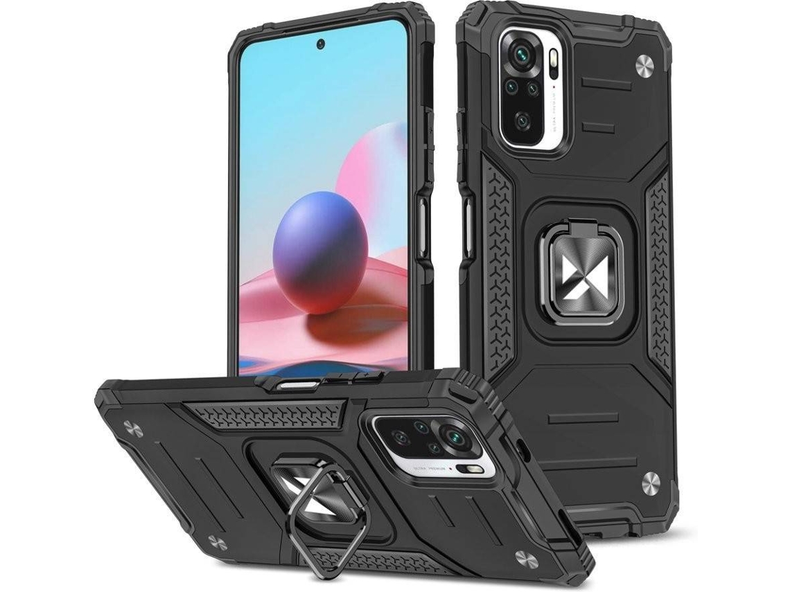 Capa Xiaomi Redmi Note 10/10S LMOBILE Ring (Preto)