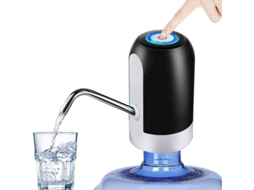 Dispensador de Água Elétrico Portátil com Carregamento Usb e Bomba para Garrafões 5 Galões BRILVIBERA