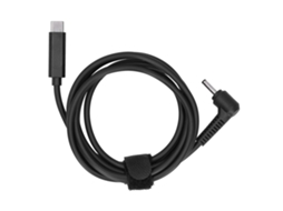 Cabo De Carregamento Para Laptop E Notebook, Tipo C, Dc3.5 X 1.35mm Luz Dourada