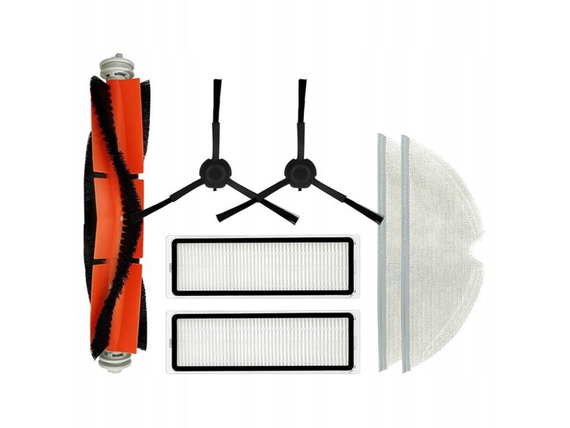 Conjunto De Escova, Filtro E Pano Para Xiaomi Mi Vacuum Mop 2 Pro, Pretovayotoy