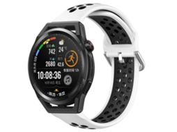 Pulseira De Silicone Esportiva Perfurada E Respirável Para Huawei Watch Gt Runner 22mm