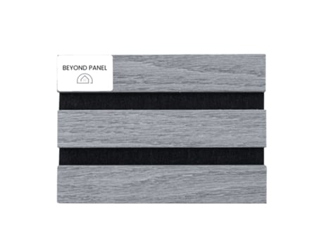 Painel Acústico Cinza (feltro Preto)